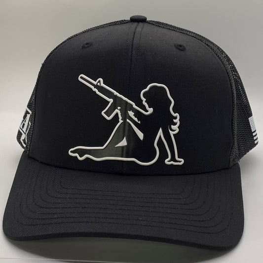 Limited Addition - AR Girl Snapback Hat - Black
