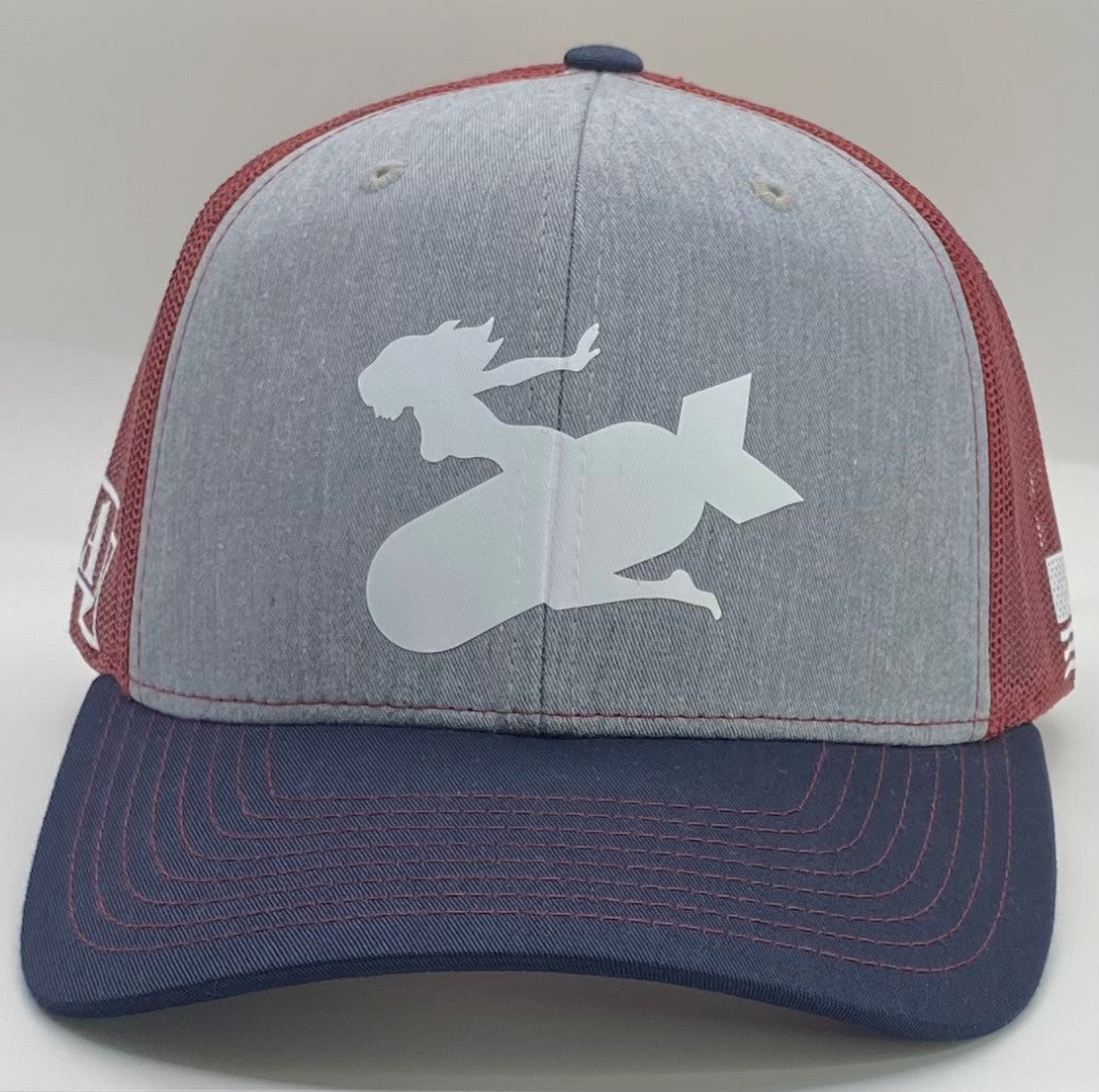 AGA Bomb Girl - Trucker Snapback Hat + Flex Fit Option