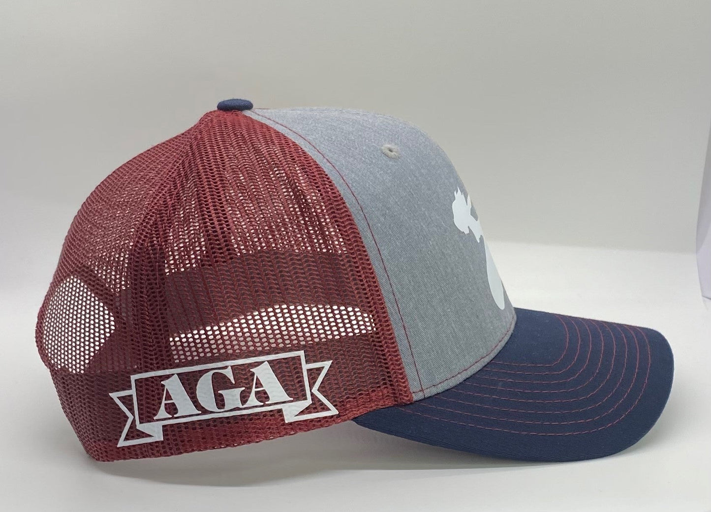 AGA Hockey Girl - Trucker Snapback Hat + Flex Fit Option