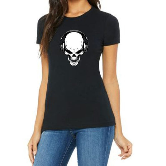 Music Skull - Women's T-Shirt