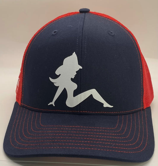 AGA Fireman Girl - Trucker Snapback Hat + Flex Fit Option