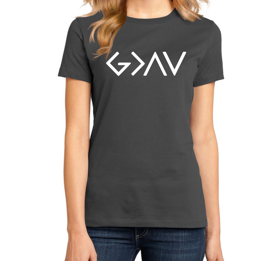 God is Greater than the Highs and Lows - Women's T-Shirt