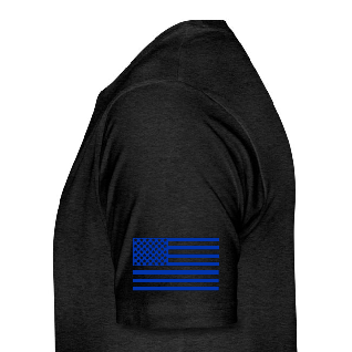 Police Flag - Mens T-Shirt