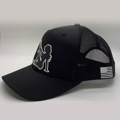 Limited Addition - AR Girl Snapback Hat - Black