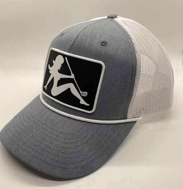 AGA Golf Girl - From the Whites PVC Patch Upgrade- Trucker Snapback Hat + Flex Fit Option