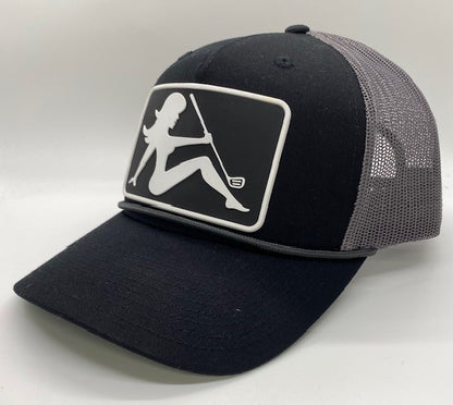 AGA Golf Girl - From the Whites PVC Patch Upgrade- Trucker Snapback Hat + Flex Fit Option